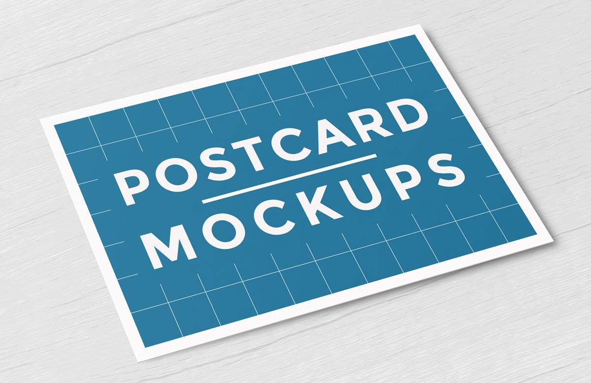 Free Postcard Mockups