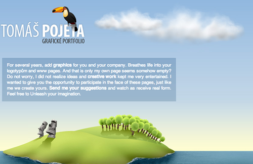 23+ Unique One-Page Interface Designs