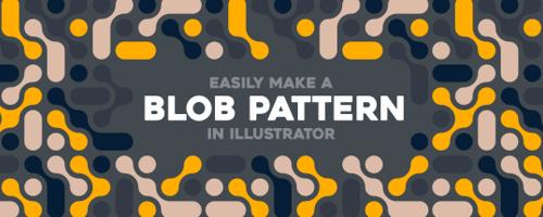 Easily Make a Blob Pattern in Illustrator