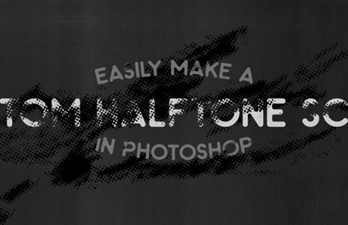 Easily Make a Custom Halftone Scuff in Photoshop