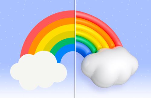 How to Make 3D Objects from any Flat Design in Illustator