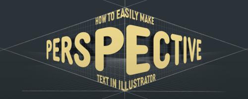 How to Easily Make Perspective Text in Illustrator