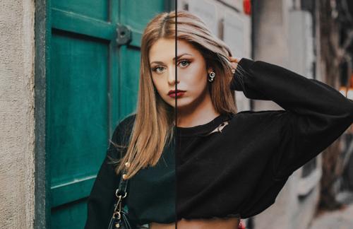 How to Give your Photos a Moody Black Style in Lightroom