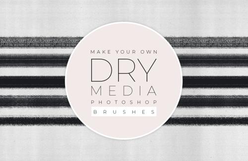 How to Make Your Own Dry Media Brush in Photoshop