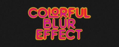 How to Make a Colorful Blur Effect in Photoshop