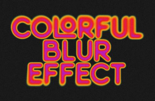 How to Make a Colorful Blur Effect in Photoshop