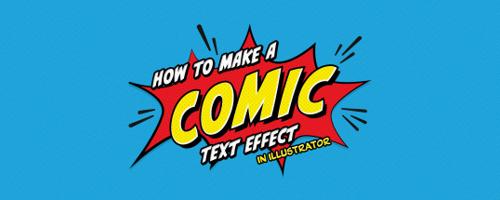 How to Make a Comic Text Effect in Illustrator