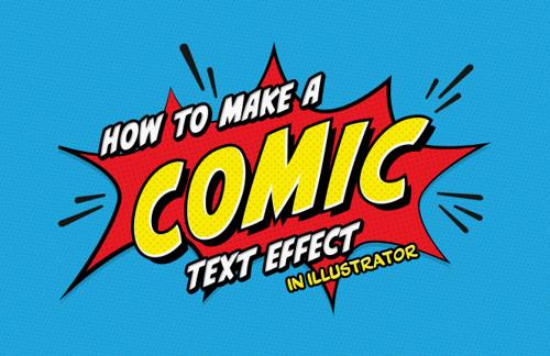 How to Make a Comic Text Effect in Illustrator