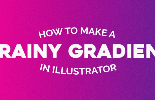 How to Make a Grainy Gradient in Illustrator