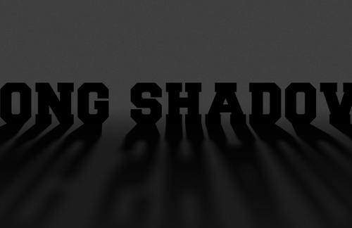 How to Make a Long Shadow Text Effect in Photoshop