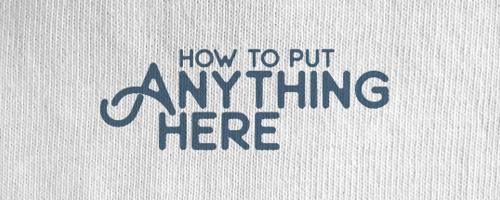 How to Put Anything on a Shirt Texture Background