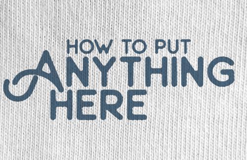 How to Put Anything on a Shirt Texture Background
