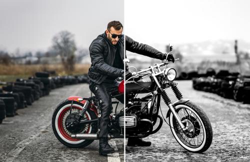 How to Quickly Make a Dramatic Black & White Image Effect in Photoshop