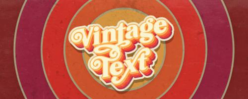 Make a 70s Text Effect in Illustrator