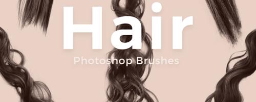 β32 Gorgeous Hair Brushes for Photoshop