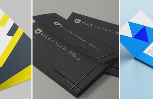 25 Presentation Folder Mockups