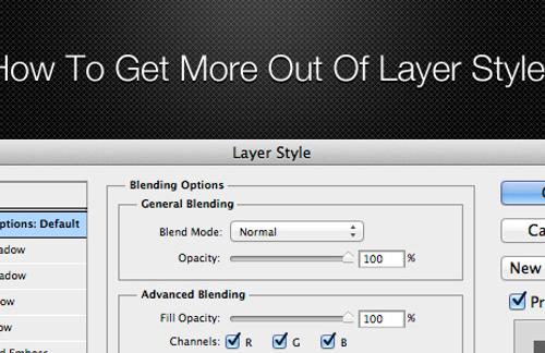 How To Get More Out Of Layer Styles