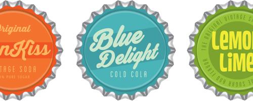 Create a Vintage Style Vector Bottle Cap