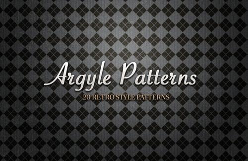 Seamless Vector Argyle Patterns