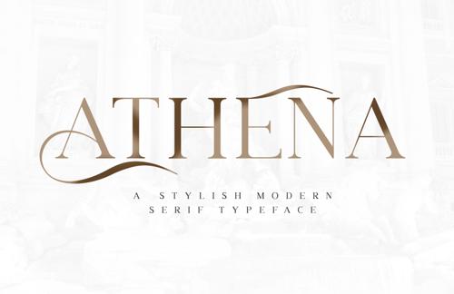 Athena - Stylish Modern Serif Font