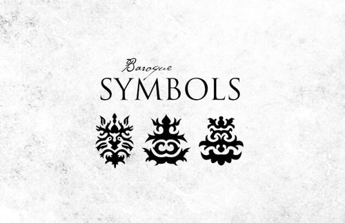 Vector Baroque Symbols