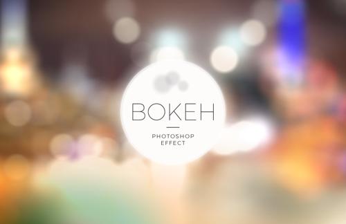 Bokeh Photoshop Effect