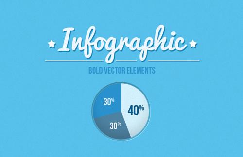 Bold Infographic Vector Elements