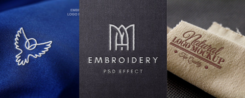 19 Customizable and Realistic Embroidery Logo Mockups