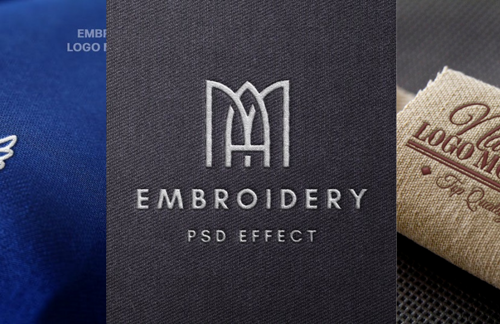 19 Customizable and Realistic Embroidery Logo Mockups