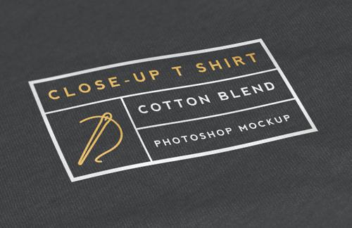 Close-Up T Shirt Mockup