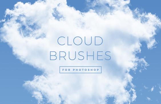30 Cloud Brushes for Photoshop