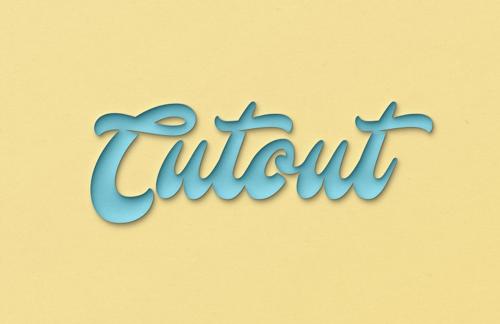 Cutout Effect for Photoshop