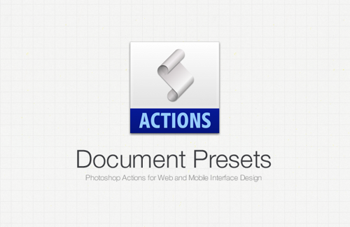 Document Presets - Ps Actions