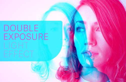 Double Exposure Light Effect Template