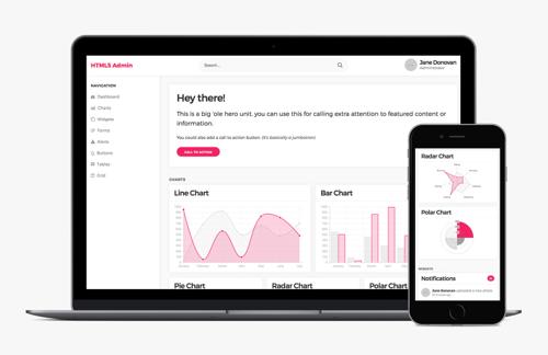 Free HTML5 Admin Template