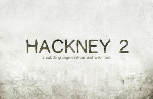 Hackney Desktop & Web Font