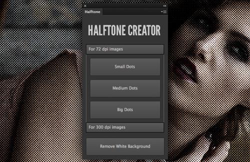Halftone Creator Photoshop Plugin
