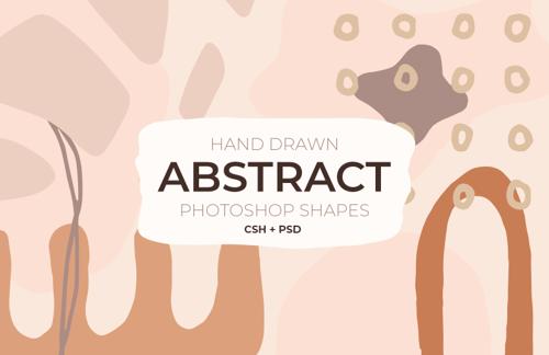 Hand Drawn Abstract Shapes for Photoshop