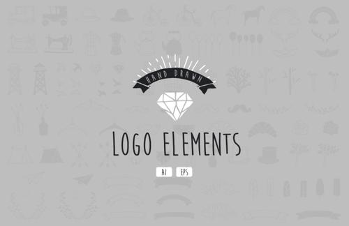 Hand Drawn Logo Elements