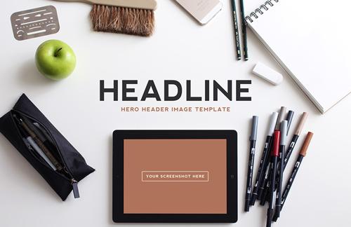 Hero Header Image Templates Vol 2