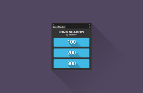 Long Shadow Generator Panel