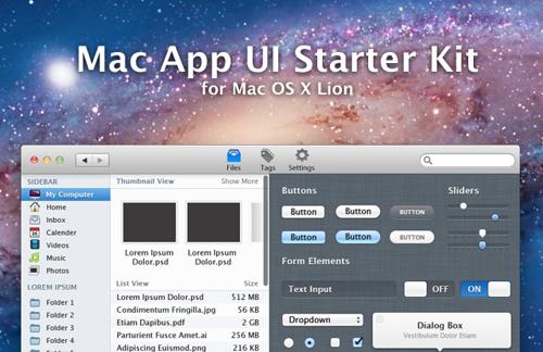 Mac App UI Kit 1
