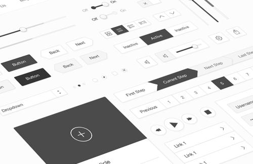 Minimal White UI Kit