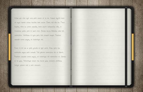 Vector Notebook Mockup