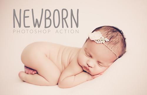 Newborn Photoshop Action