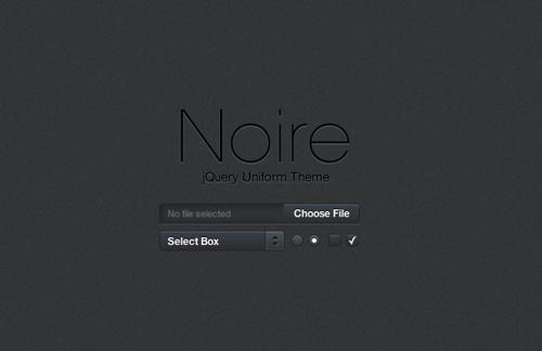 Noire: jQuery Form Elements