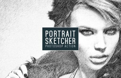 Portrait Sketcher Action