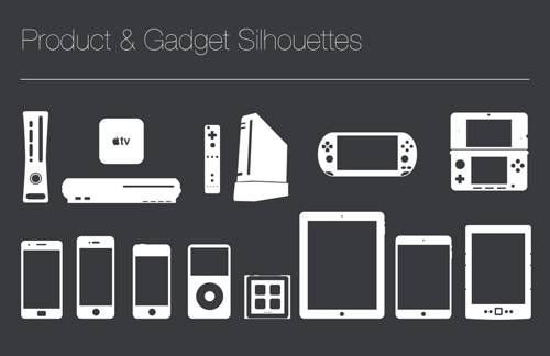 Product & Gadget Silhouettes