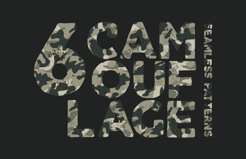 Seamless Vector Camouflage Patterns