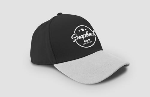 Snapback Baseball Cap Mockup